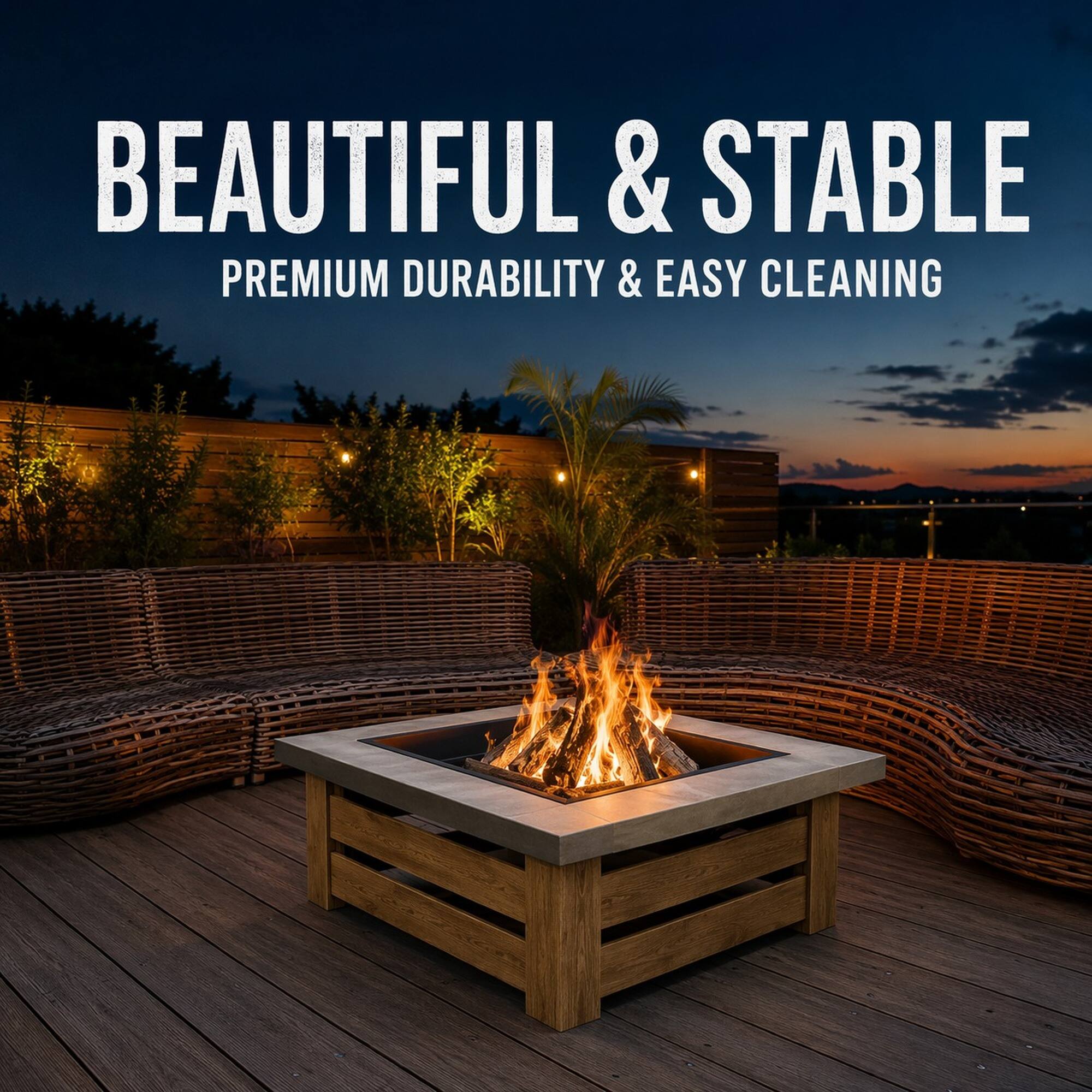 BEAUTIFUL & STABLE  
PREMIUM DURABILITY & EASY CLEANING