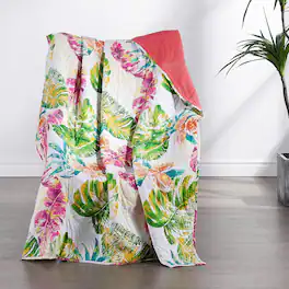 BreeBe - Tropics Throw - Coral