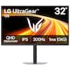 LG UltraGear™ 32" G6 QHD IPS 200Hz 1ms (GtG) 2560x1440