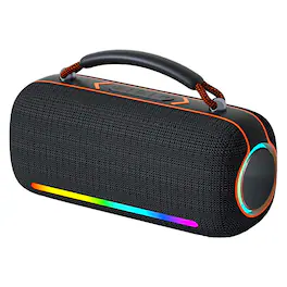 Dazzed Corner - Bluetooth Speaker, Portable Wireless Speaker with RGB Lights - Black