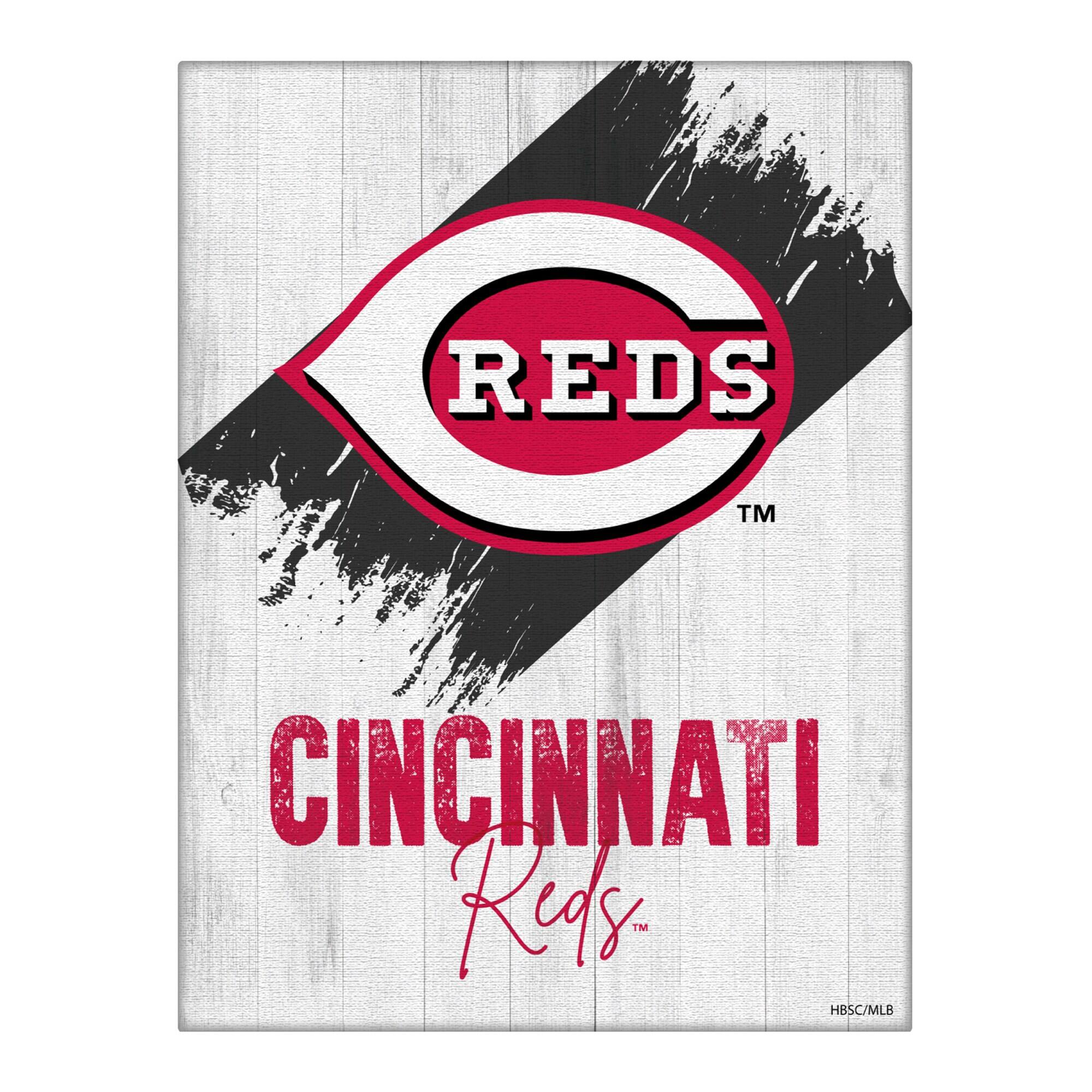 Cincinnati Reds 24" x 32" Team Canvas Wall Art