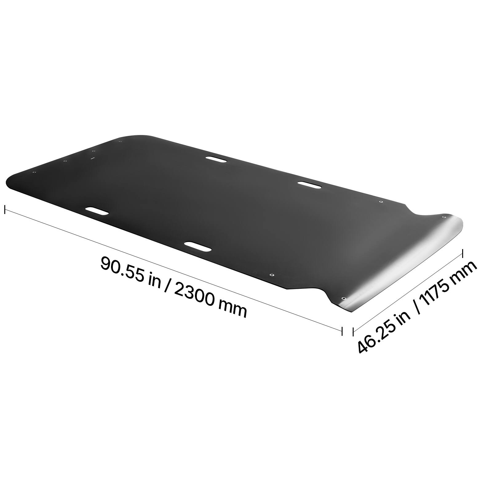 90.55 in / 2300 mm  
46.25 in / 1175 mm