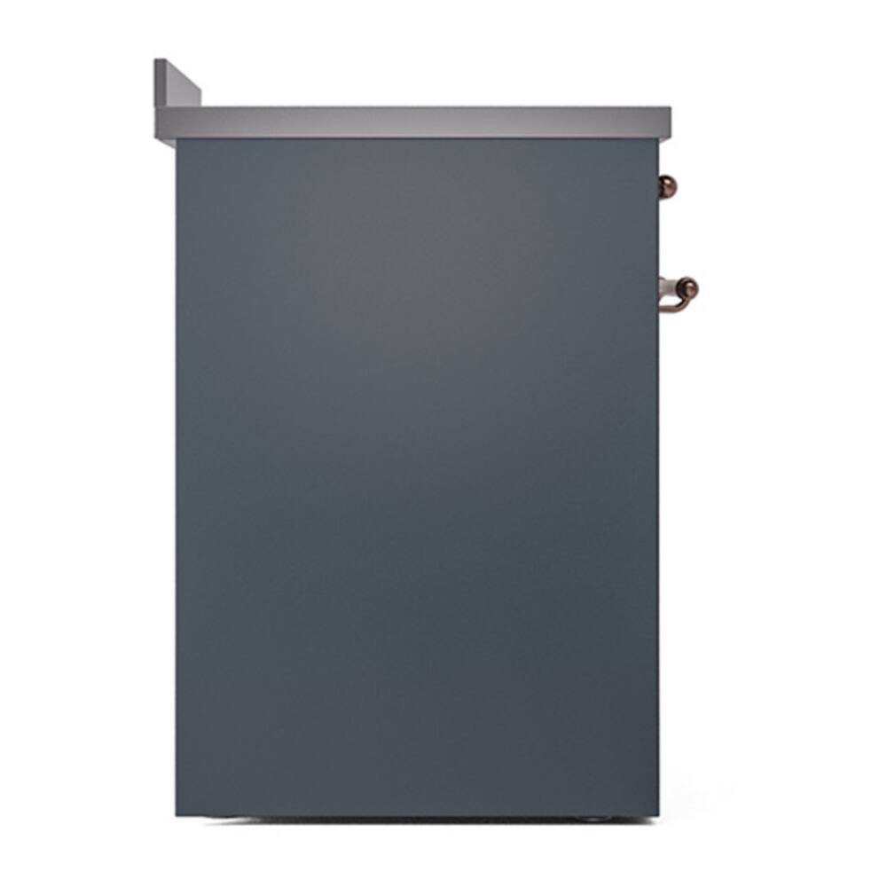 Alt View 6. ILVE - ILVE Nostalgie II 30 inch Induction Range with 4 Induction Elements (Blue Grey) - Blue Grey.