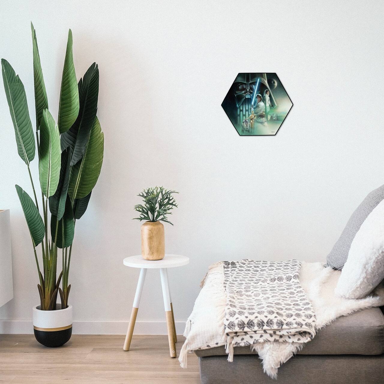 Angle. Trend Setters - Star Wars (The Rebels Path by Brian Rood) KNEXAGON™ Wood Print - Multicolor.