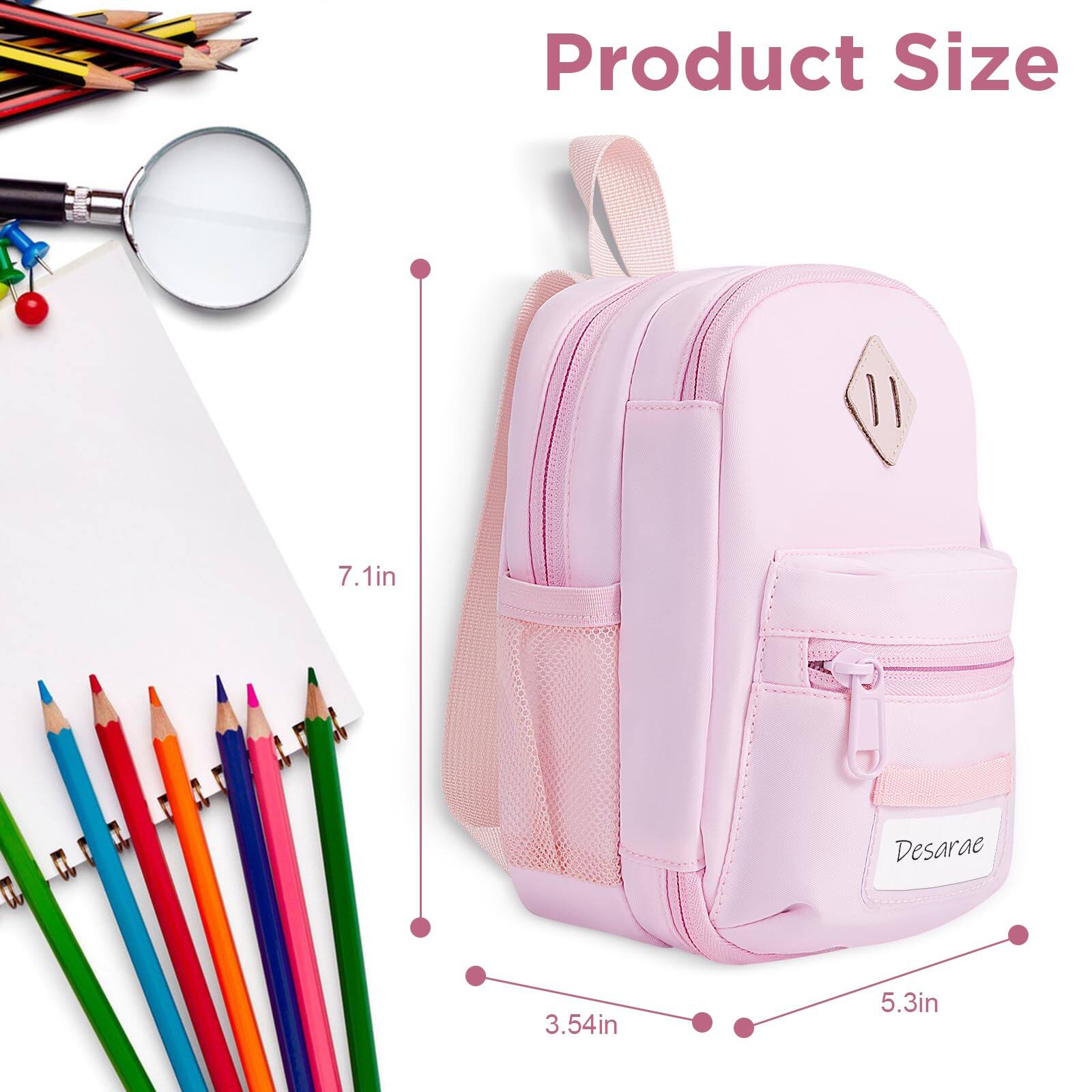 Product Size

7.1in  
5.3in  
3.54in  

Desarae