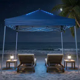 Winado - 6x6ft Pop Up Canopy Tent, Slant Legs, Foldable Portable Canopy Tent for Camping, Outdoor Gazebo, Outdoor Instant Shelter