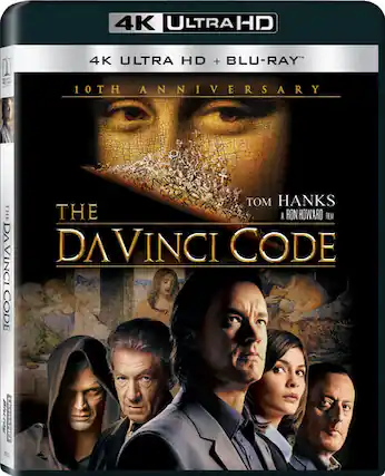 Front. The Da Vinci Code - 4K Blu-Ray.