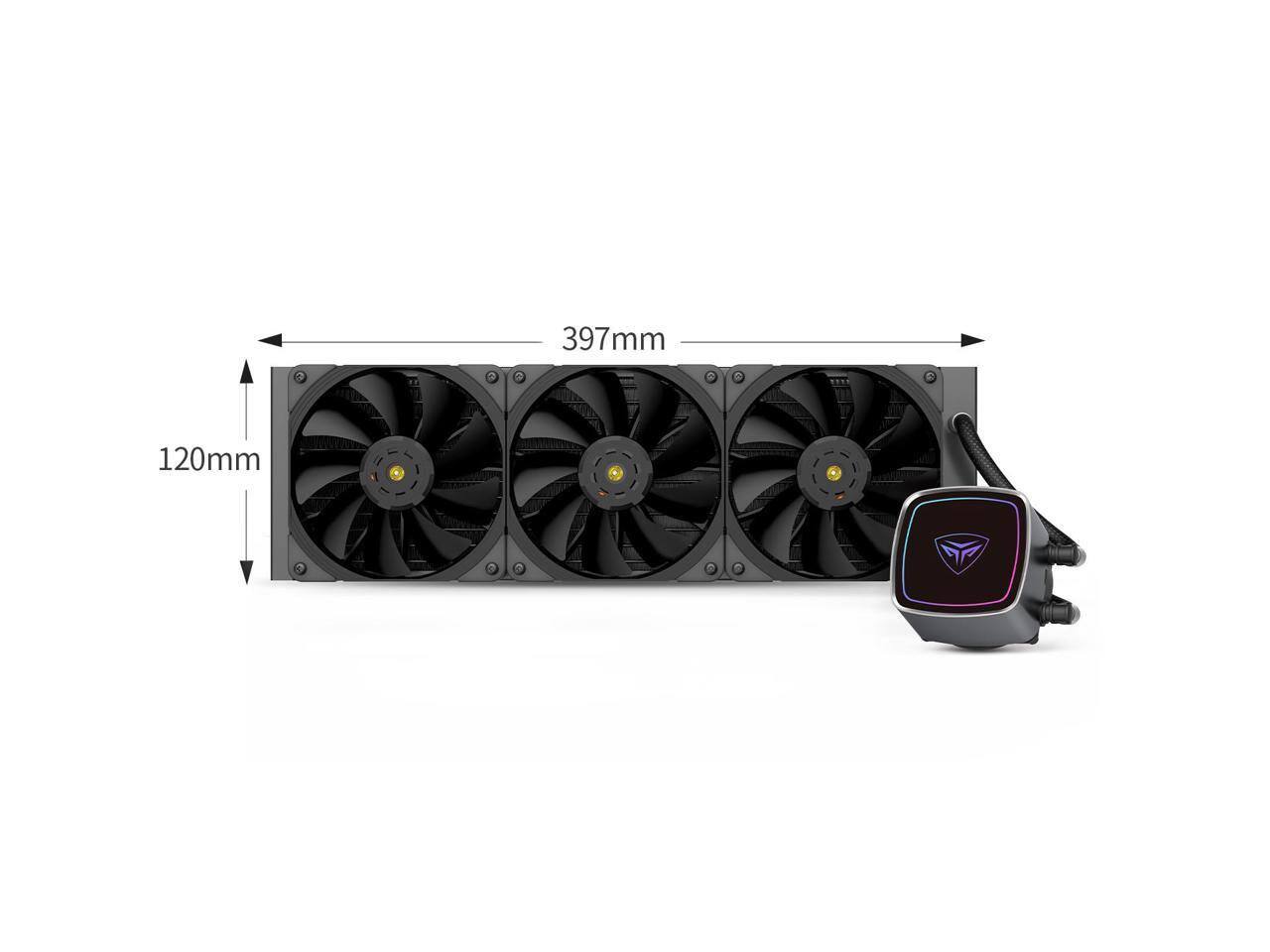 PCCOOLER DE360 BKAWXX GL Powerful Dual Pump AIO Liquid CPU Cooler