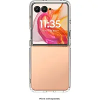 SaharaCase - Venture Series Hard Shell Case for Motorola Razr Ultra (2025) - Clear - Front_Zoom