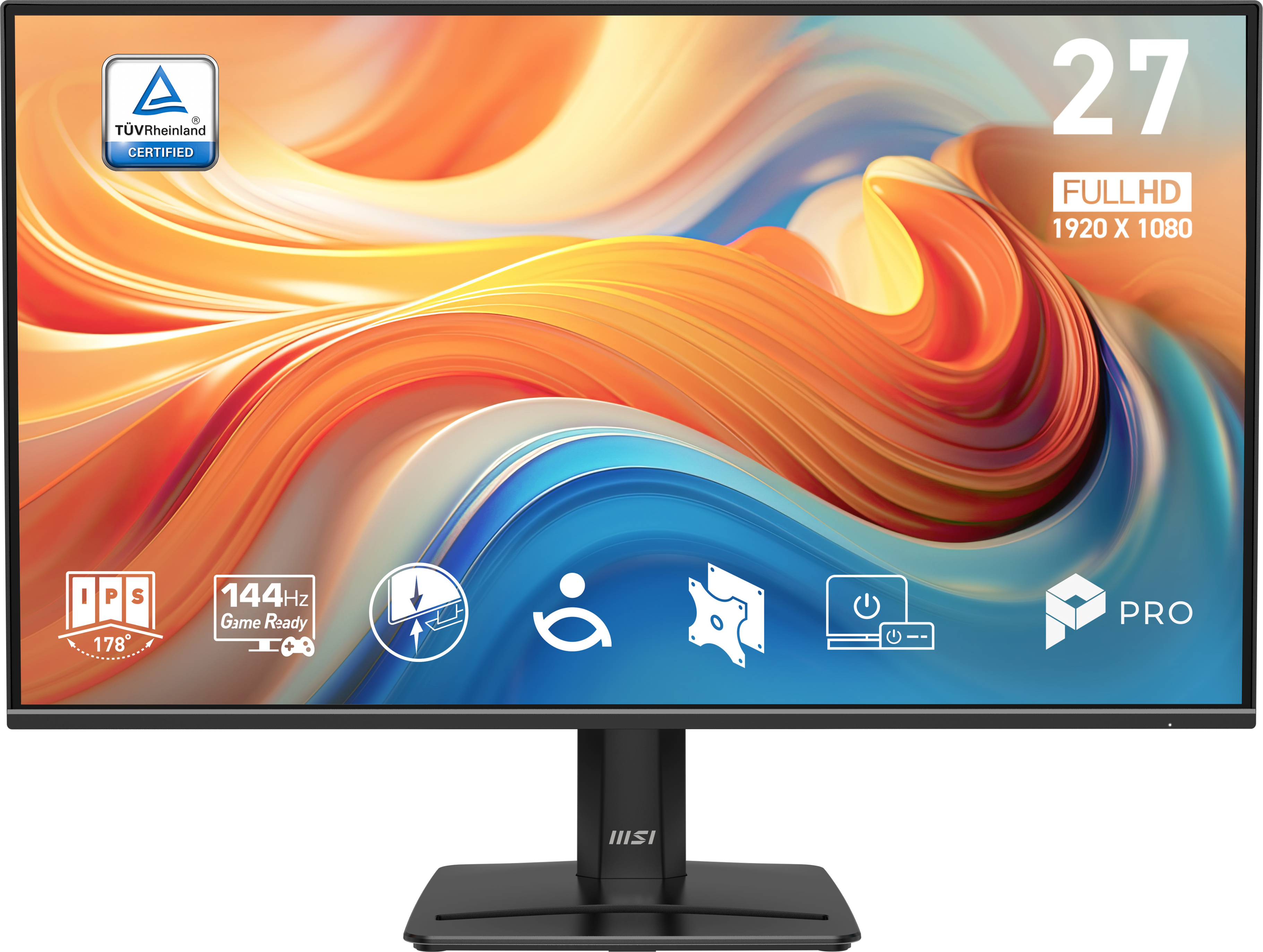 TÜV Rheinland Certified 27 FULL HD 1920 x 1080 IPS 178° 144Hz Game Ready + PRO