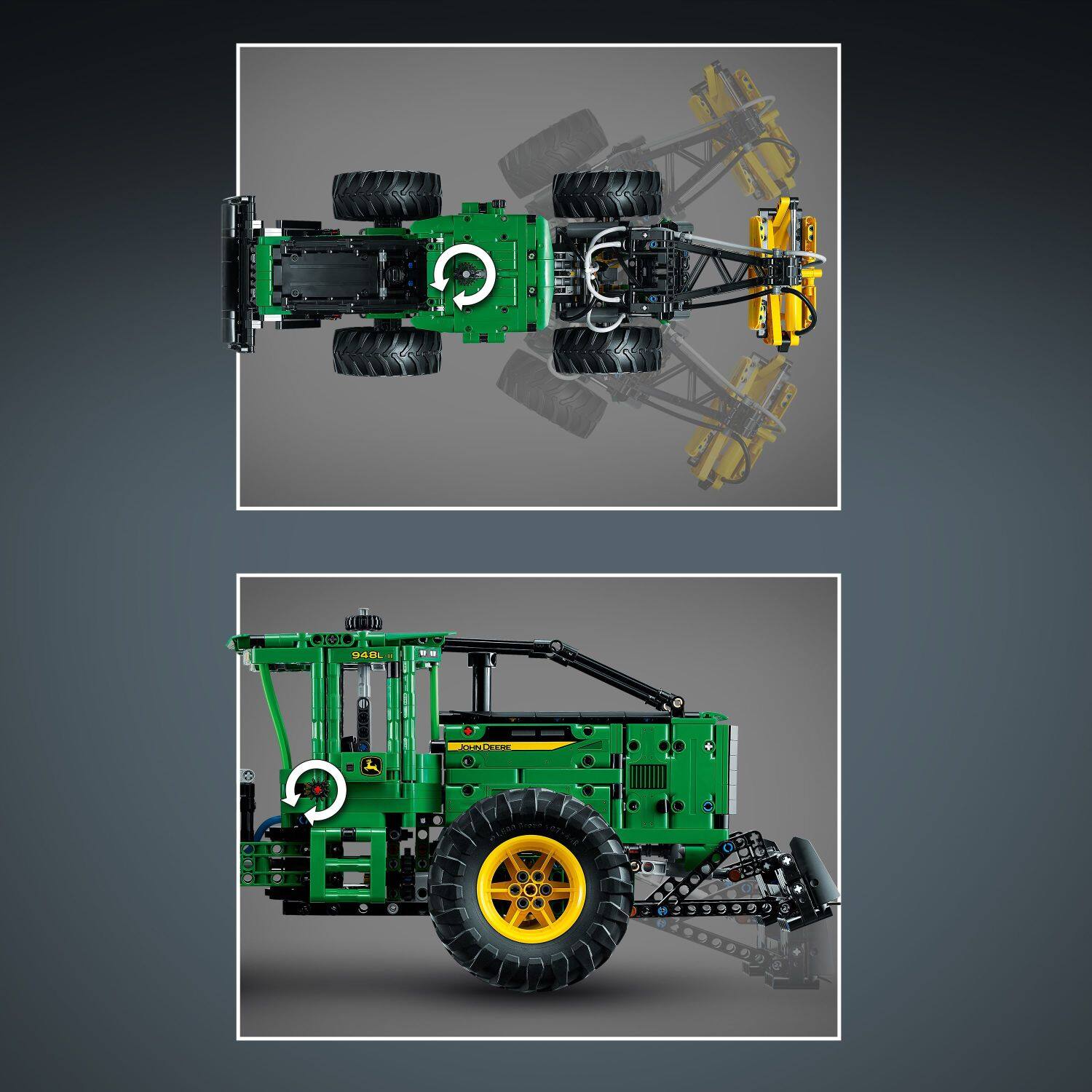 Alt View 12. LEGO - Technic John Deere 948L-II Skidder 42157.