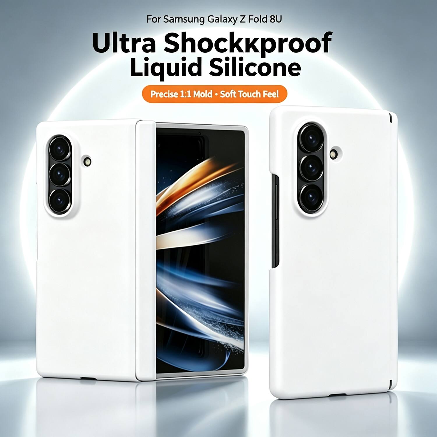 For Samsung Galaxy Z Fold 8U  
Ultra Shockproof Liquid Silicone  
Precise 1:1 Mold • Soft Touch Feel