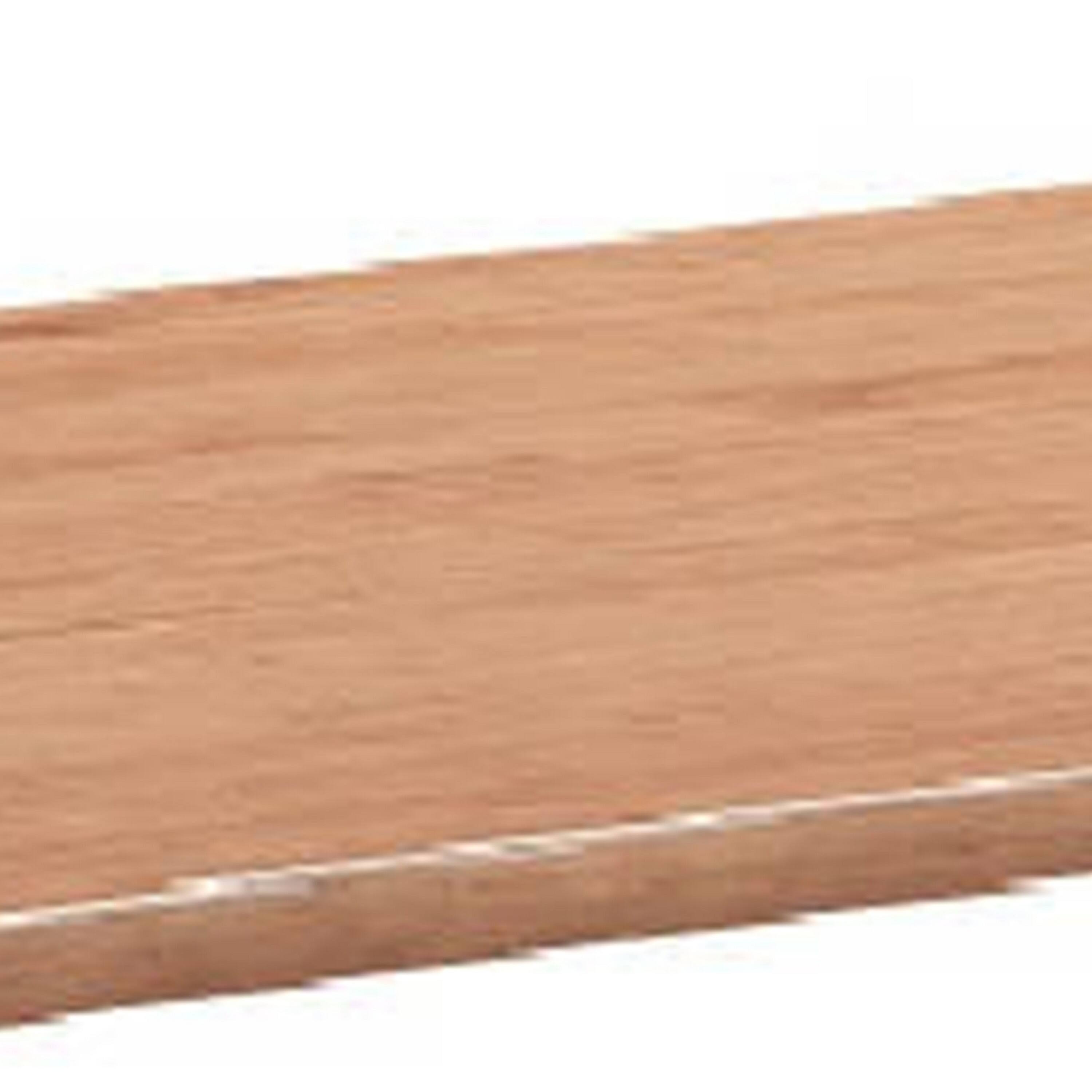 Alt View 2. Manhattan Lane - Tina 63 Inch Dining Table, Rectangular, Live Edge Natural Brown Wood - Brown.