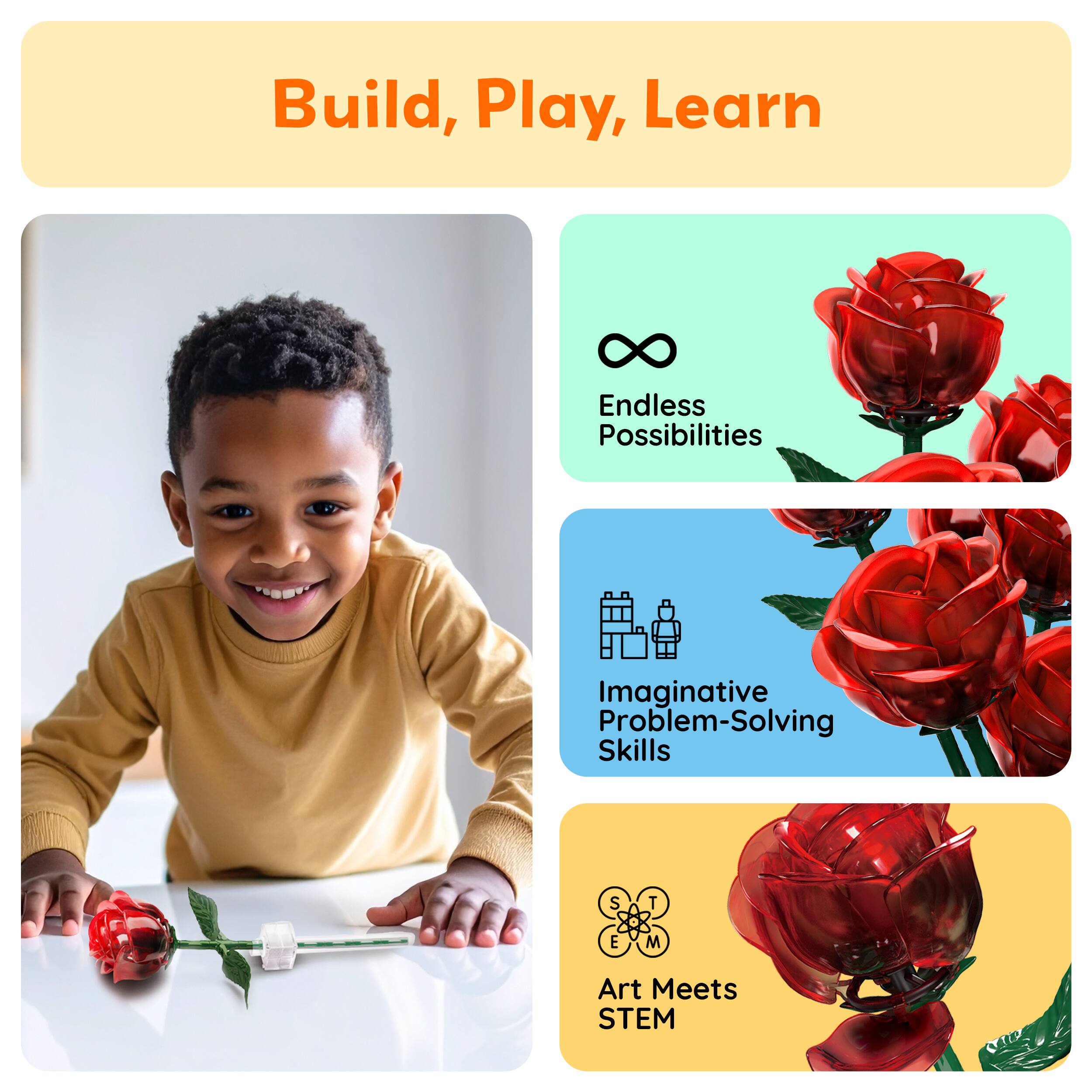 Build, Play, Learn

Endless Possibilities

Imaginative Problem-Solving Skills

Art Meets STEM