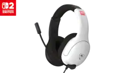 Turtle Beach - Airlite™ Fit Wired Gaming Headset for Nintendo Switch™ 2 - Black/White