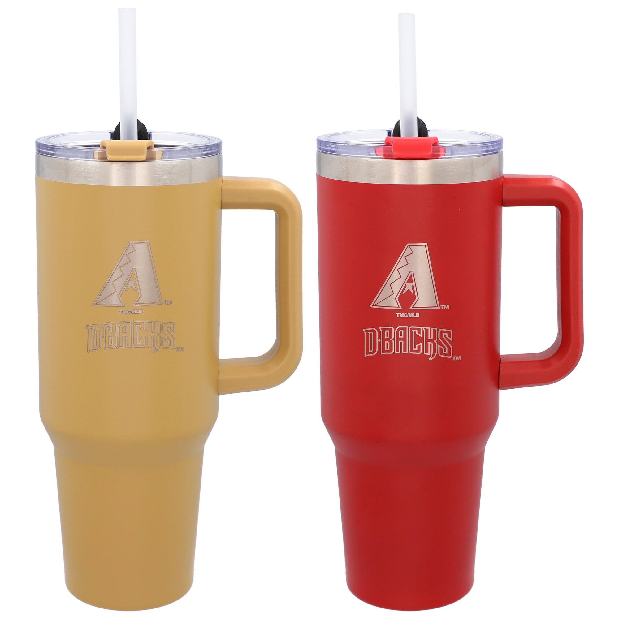 The Memory Company - Arizona Diamondbacks 46oz. Home/Away Stainless Steel Colossal Tumbler Two-Pack - Multicolor