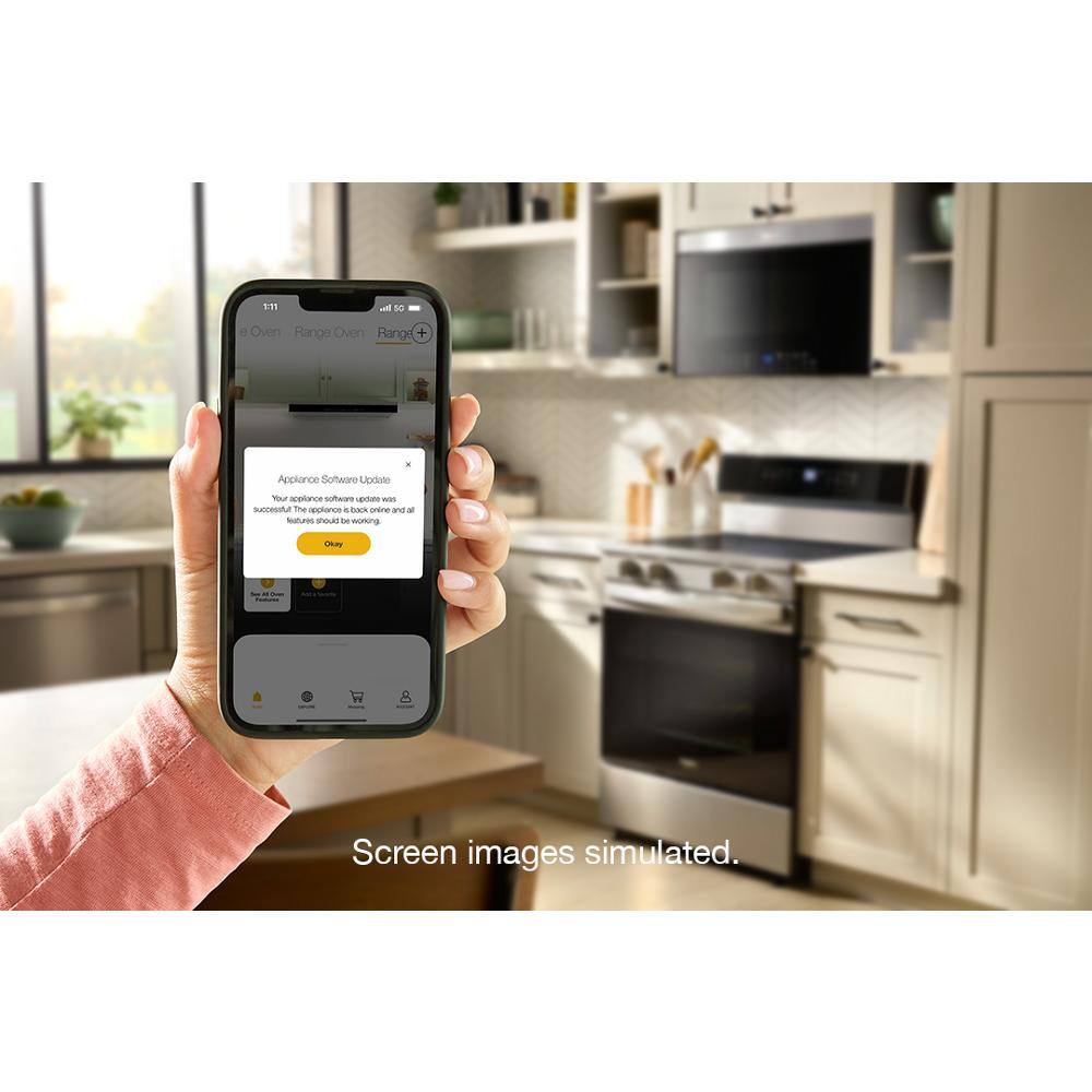 Appliance Software Update

Your appliance software update was successful. All features should be working.

Screen images simulated.