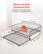 Space-saving Compact Size
Suitable for Small Apartments, Living Rooms, and Guest Rooms
- Length: 77.17" / 196 cm
- Width: 71.06" / 180.5 cm
- Height: 35.43" / 90 cm
- Max Weight Capacity: 400 lbs
- Height from Floor: 12.6" / 32 cm
- Height of Guardrail: 2.17" / 5.5 cm
- Depth: 47.24" / 120 cm
- Width of Guardrail: 55.31" / 140.5 cm