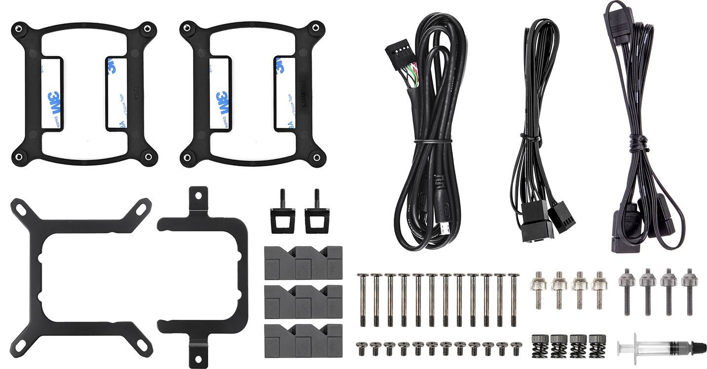 The image shows a collection of electronic components, including a pair of speakers, a microphone, and various wires. There are also two 3M tapes, one of which is placed on top of the other. The components are arranged in a way that allows for easy identification and understanding of their functions. The image provides a clear view of the different parts and their connections, making it a useful reference for anyone working with electronic devices or assembling a project.