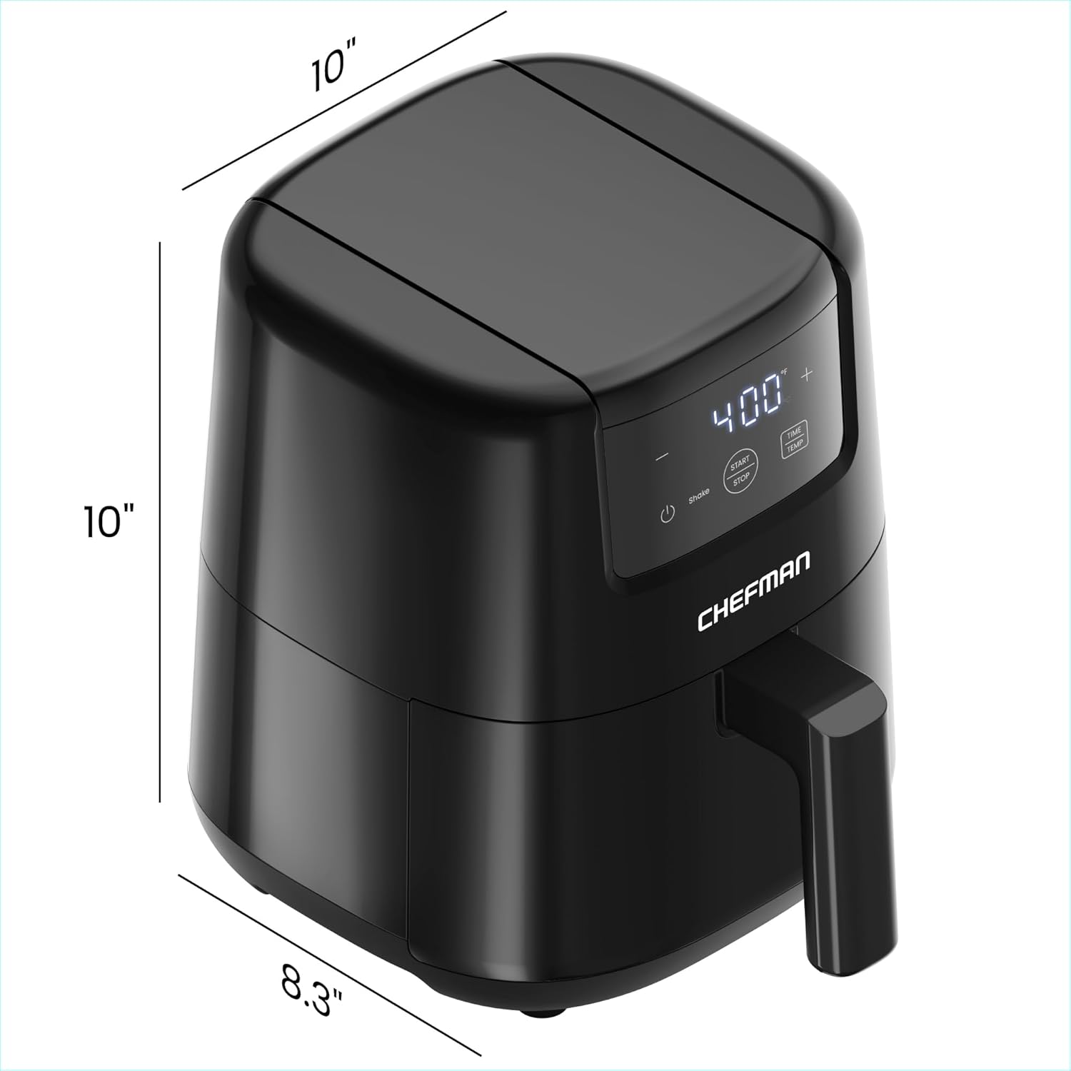 10"  
10"  
8.3"  
400°  
CHEFMAN