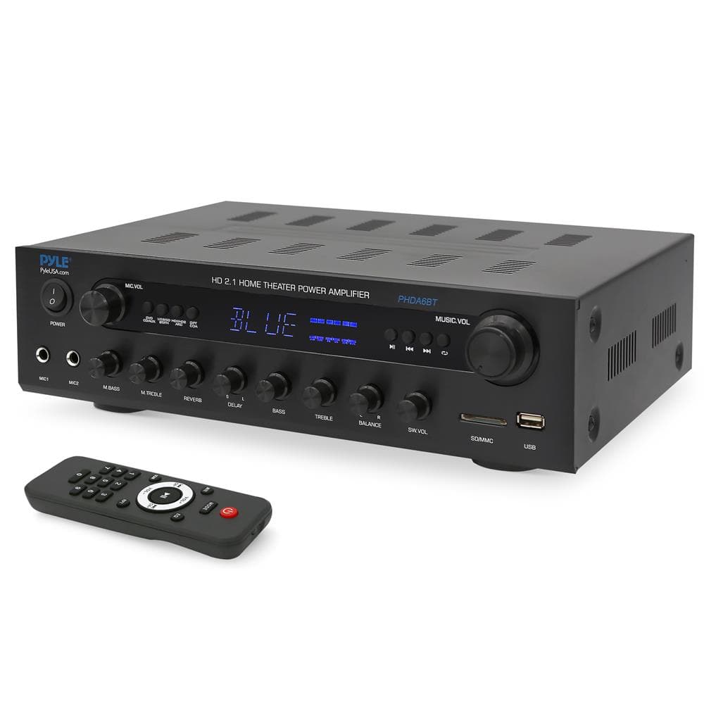 PYLE - Home Stereo Amplifier - Black