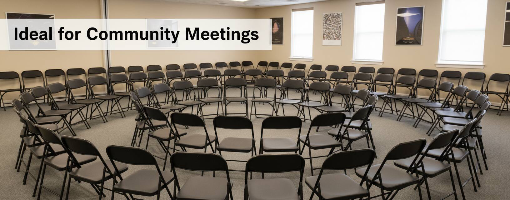 Ideal for Community Meetings