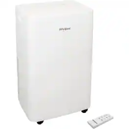 Whirlpool - 12,000 BTU ASHRAE (8,300 BTU SACC) Portable Air Conditioner - White