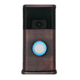 Michael Healy - Waves Video Doorbell Cover (Ring 2nd Gen) - Oiled Bronze