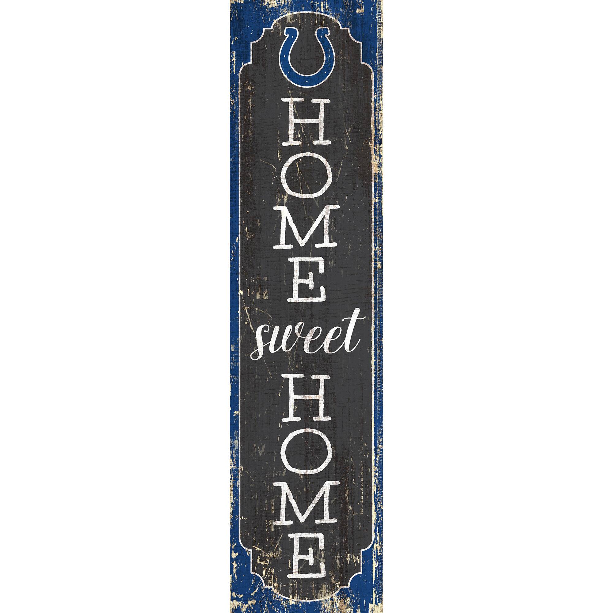 Indianapolis Colts 24" Home Sweet Home Leaner Sign