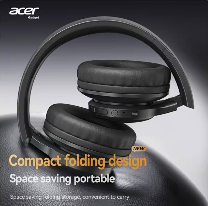 Acer Gadget BASS  
NEW  
Compact folding design  
Space saving portable  
Space saving folding/storage, convenient to carry