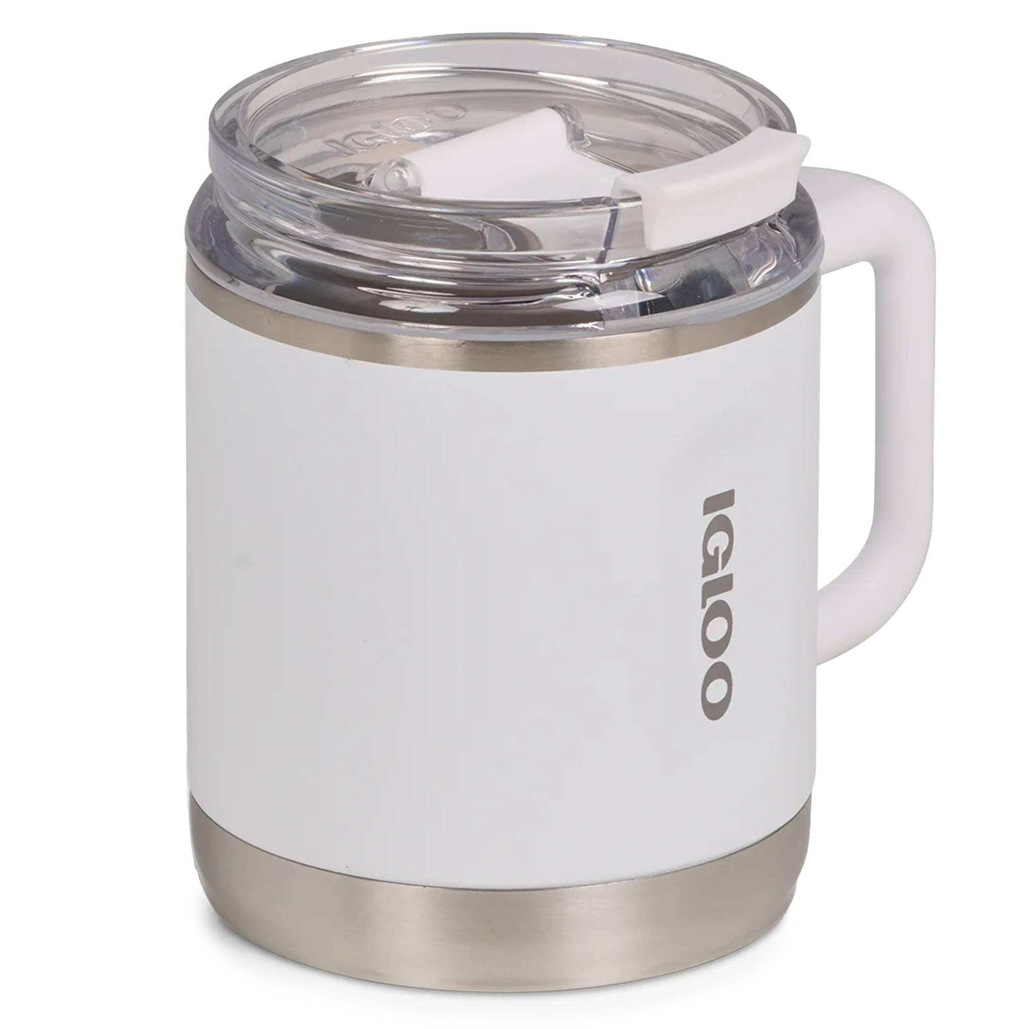Alt View 5. Igloo - Igloo 15 oz. Stainless Steel Coffee Mug - White - White.