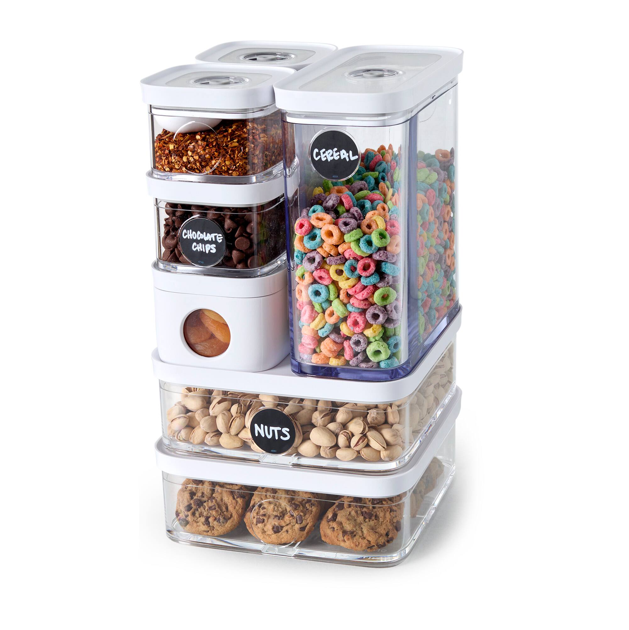 Cereal, Chocolate Chips, Nuts