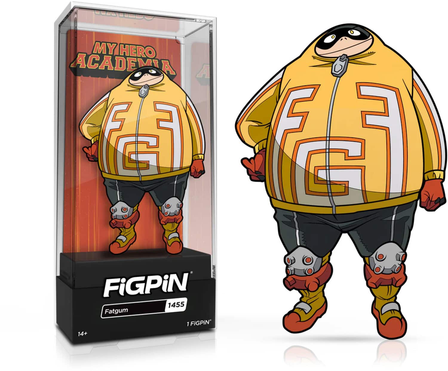 PopMarket - FiGPiN - My Hero Academia: Season 3-6 - Fatgum Enamel Pin (1455) (MHA) - COLLECTABLES - Multicolor