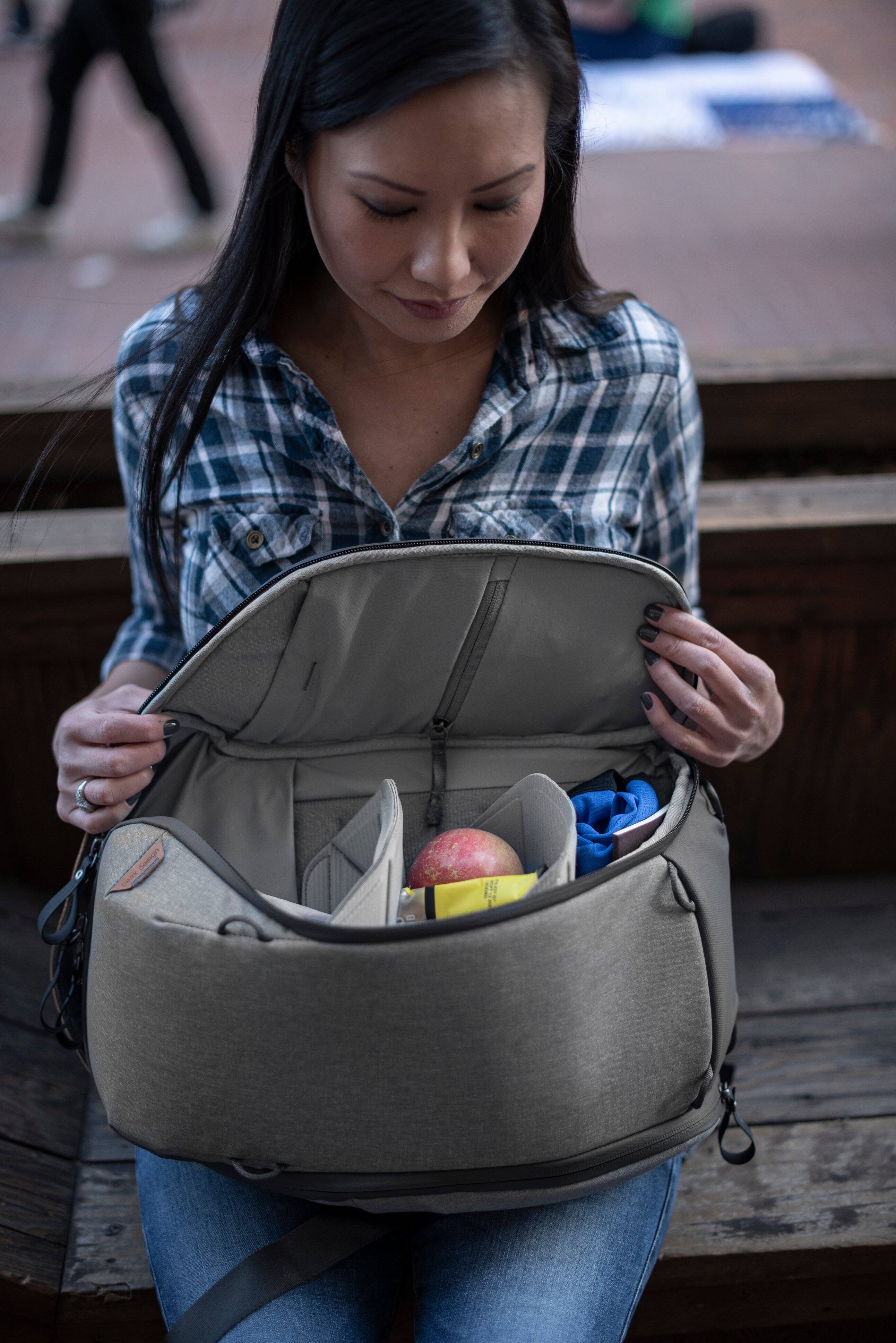 Alt View 17. Peak Design - Everyday Backpack 20L Zip - Ash.