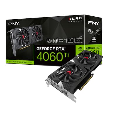 PNY NVIDIA GeForce RTX 4060 Ti 8GB OC GDDR6 PCIe Gen 4 x16 PNY NVIDIA GeForce RTX 4060 Ti 8GB OC GDDR6 PCIe Gen 4 x16