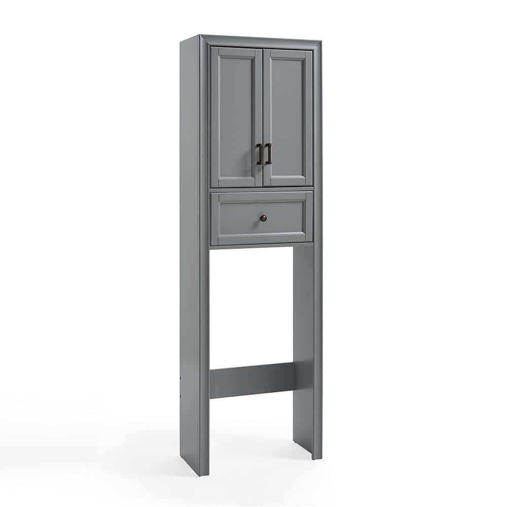 Crosley Furniture - Tara Over The Toilet Storage Cabinet - Gray