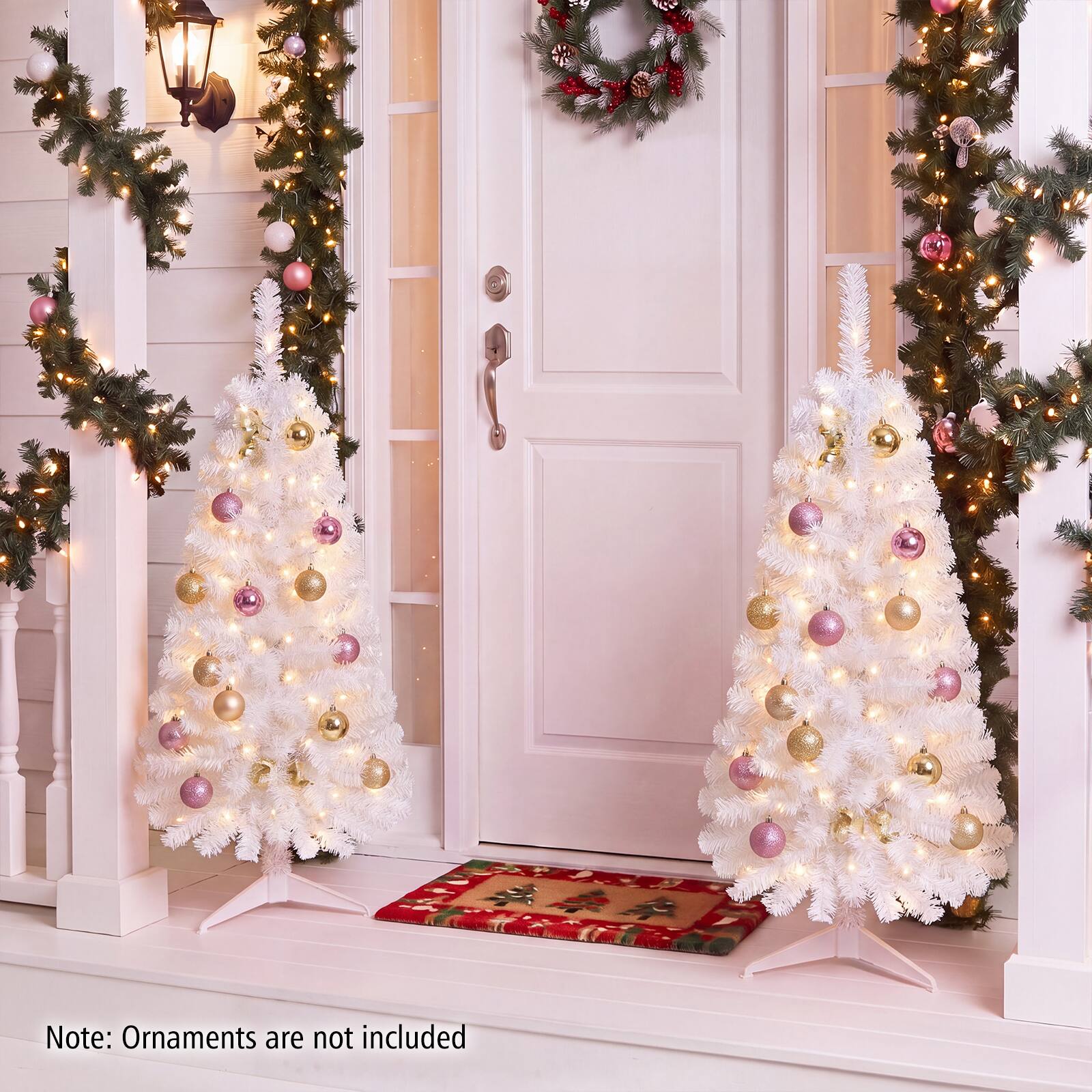 Note: Ornaments are not included