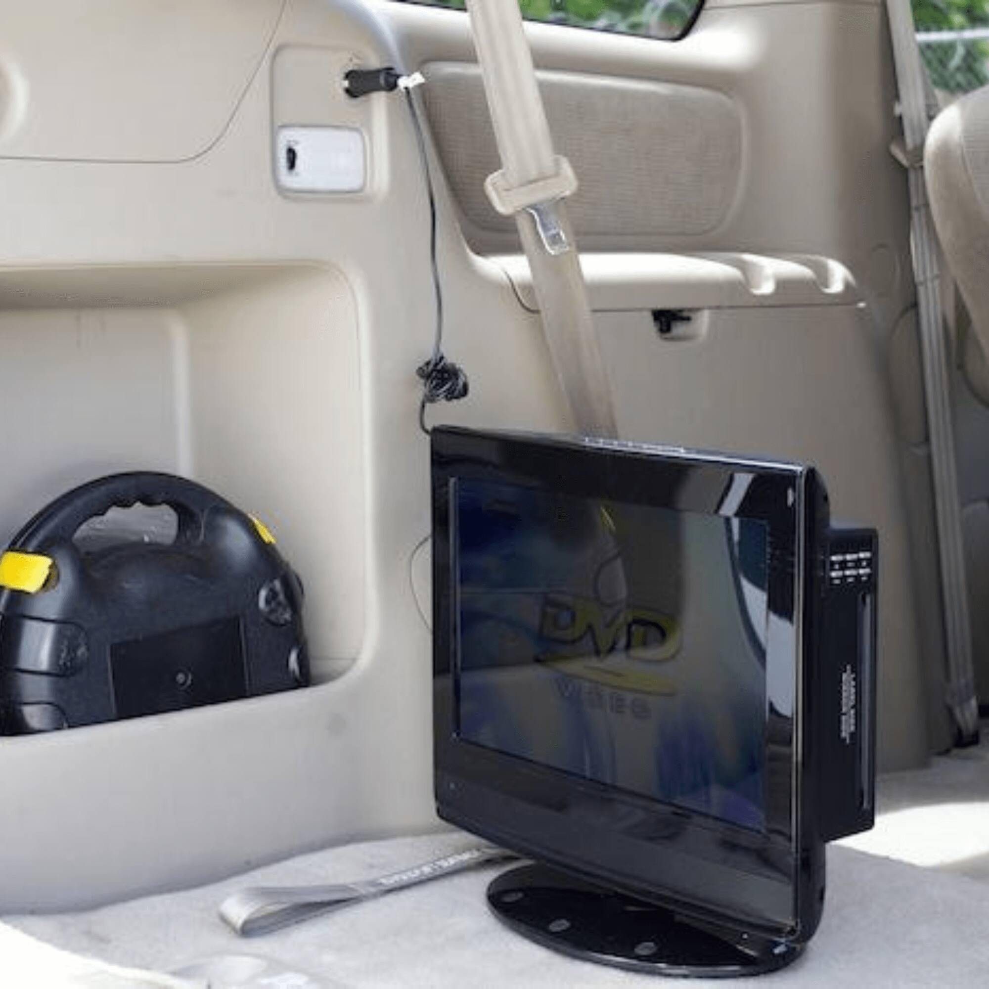 Alt View 3. Naxa - 12 Volt DC Cord To Power TVs With A Cigarette Lighter Socket - Universal Connector - Black.