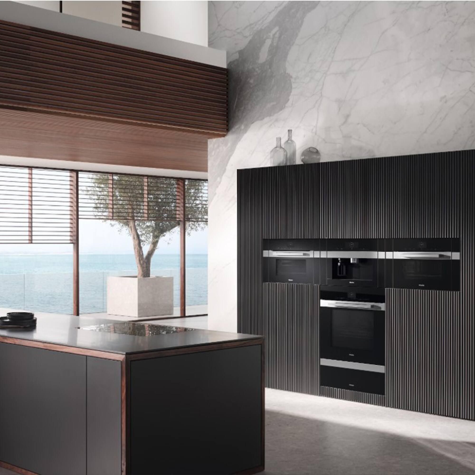 Alt View 10. Miele - CVA7845 24" Built-In Coffee System with DirectWater  Clean Touch Steel - Clean Touch Steel.