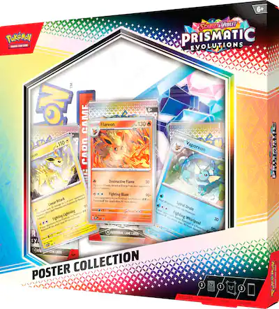 Pokmon Trading Card Game: Scarlet & Violet Prismatic Evolutions Poster Collection 10-10024-101 - Best Buy Pokmon Trading Card Game: Scarlet & Violet Prismatic Evolutions Poster Collection 10-10024-101 - Best Buy