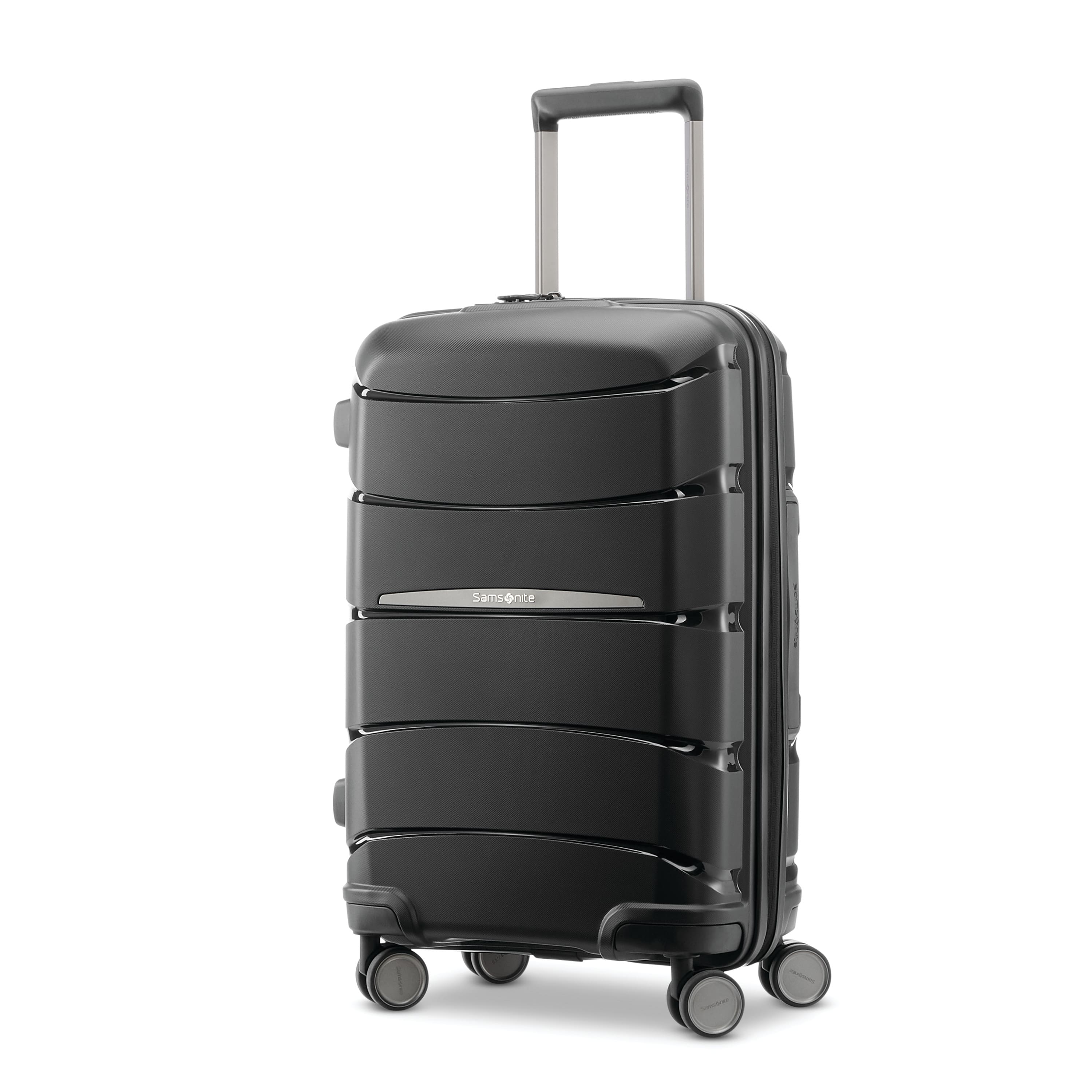 Samsonite - Outline Pro 22x14x9 Spinner Carry On Suitcase - Midnight Black - Front_Zoom