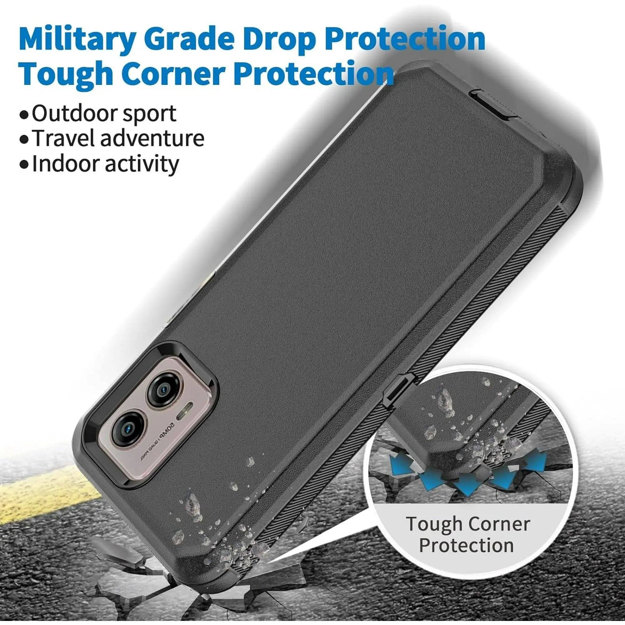 Military Grade Drop Protection  
Tough Corner Protection  
- Outdoor sport  
- Travel adventure  
- Indoor activity  

Tough Corner Protection