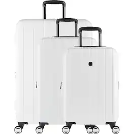SwissGear - Wanderlust Pro Lightweight Expandable Spinner 3-Piece Set (20/24/28) 80923100 - White