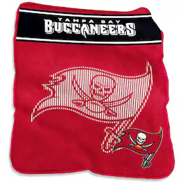 Logo Brands - Tampa Bay Buccaneers 60'' x 80'' XL Raschel Plush Throw Blanket - Multicolor
