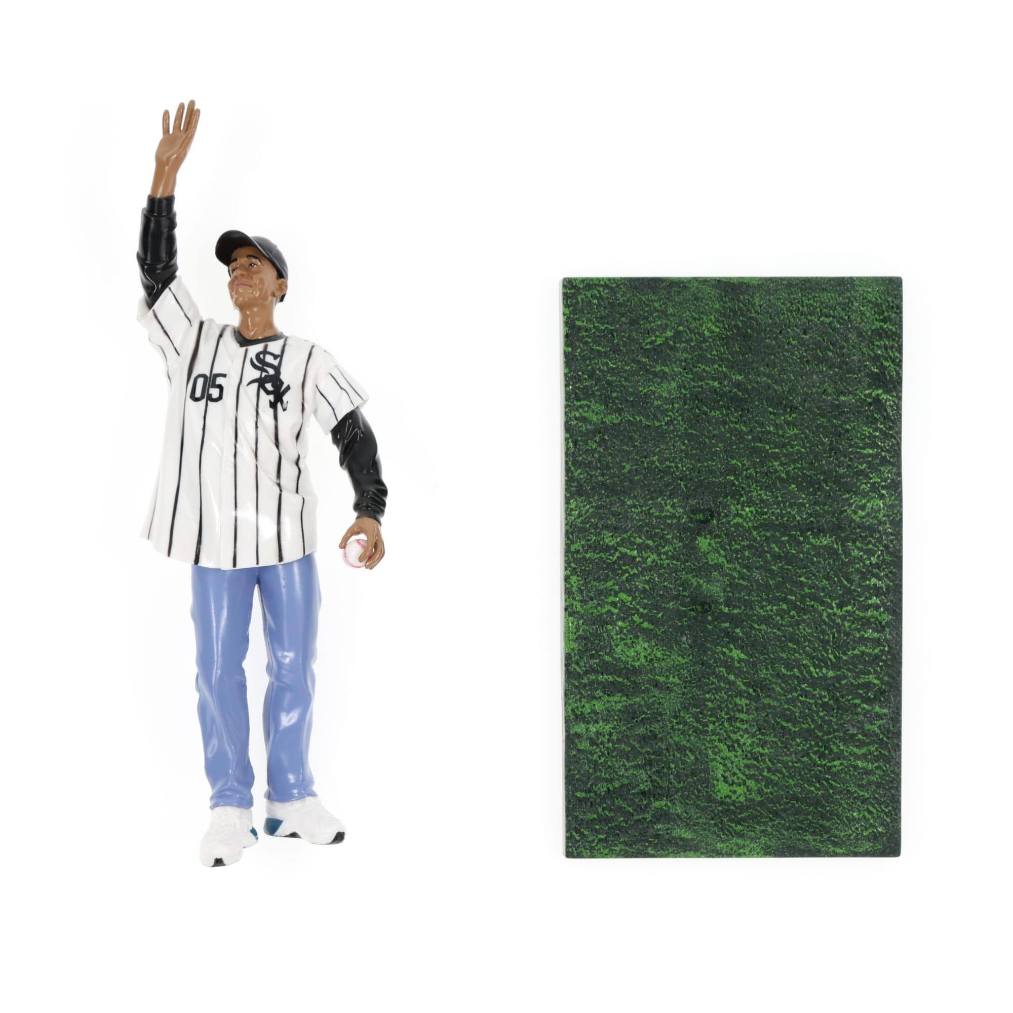 Alt View 3. Toynk - First Pitch Barack Obama 7 Inch Collectible Figure - White.