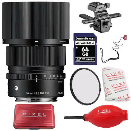 LH576-058 DELKIN DEVICES ADVANTAGE 64 GB SP V30 UHS-I XC I 3 A 22 16 90mm 1:2.8 DG 55 11 8 5.6 5763125 SIGMA
www.thepixelconnection.com
PIXEL
Your Photo & Video Source
www.thepixelconnection.com