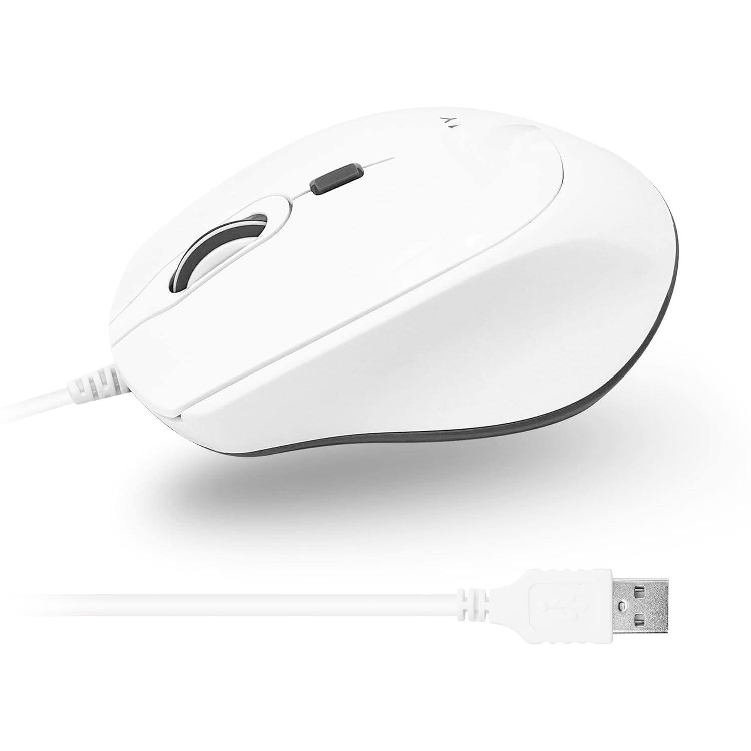 Earthley Blooms - Wired Mouse Comfortable Usb Corded For Laptop Chromebook Pc Desktop Notebook Imac Macbook - Wireless - Default