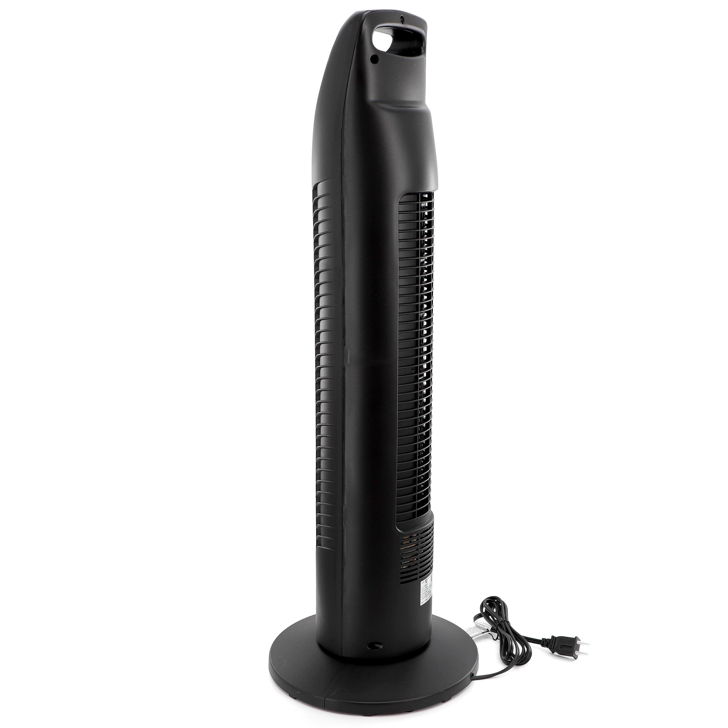 Air Monster 30 Inch 3 Speed Oscillating Tower Fan Black