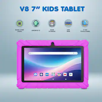 Semeakoko Tablette Enfants 7 Pouces, Tablette Android 14 Octa-Core 2,0 GHz, 10 Go RAM + 64 Go ROM (TF 1 to), 3000 mAh, WiFi, Bluetooth, Double Caméra, Contrôle Parental, APP éducation Enfants, Bleu Semeakoko Tablette Enfants 7 Pouces, Tablette Android 14 Octa-Core 2,0 GHz, 10 Go RAM + 64 Go ROM (TF 1 to), 3000 mAh, WiFi, Bluetooth, Double Caméra, Contrôle Parental, APP éducation Enfants, Bleu