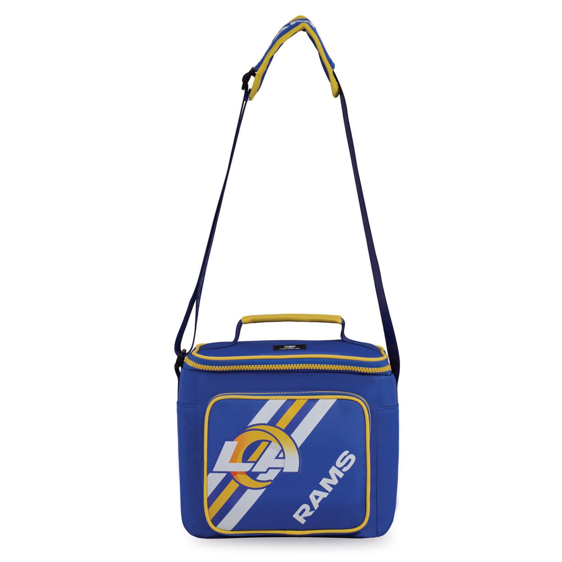 Alt View 1. Igloo - Los Angeles Rams Square Lined 4-Pack Cooler - Blue.